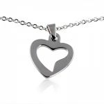 Řetízek se srdíčkem Cute Heart AE1129 chirurgická ocel